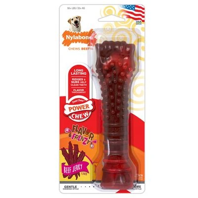 Hueso Nylabone Dura Chew Beef Jerky con aroma a carne Hueso Nylabone Dura Chew Beef Jerky Con Aroma A Carne -Bravery Tienda 94648 pla nylabone dura chew beef jerky 5