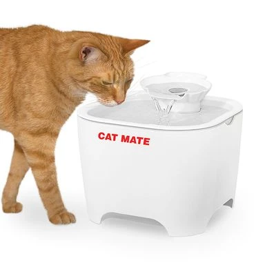Bebedero fuente Cat Mate Concha de Pet Mate Bebedero Fuente Cat Mate Concha De Pet Mate -Bravery Tienda 95720 cat mate shell pet fountain hs 03 3