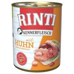 Pack Ahorro: Rinti Kennerfleisch 12 X 800 G -Bravery Tienda 98720 pla bilder rinti kennerfleisch huhn 800g hs 01 9