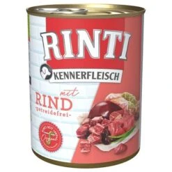 Pack Ahorro: Rinti Kennerfleisch 12 X 800 G -Bravery Tienda 98830 pla bilder rinti kennerfleisch rind 800g hs 01 0