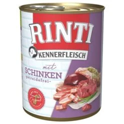 Pack Ahorro: Rinti Kennerfleisch 12 X 800 G -Bravery Tienda 98834 pla bilder rinti kennerfleisch schinken 800g hs 01 8