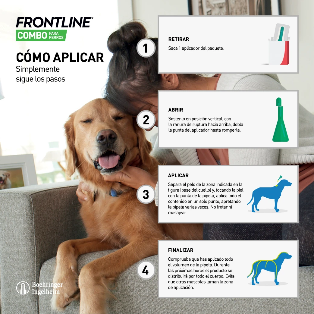 Pipetas Combo Spot-On para perros de 2-10 kg Frontline Pipetas Combo Spot-On Para Perros De 2-10 Kg -Bravery Tienda Aplic1 6267f947c8218