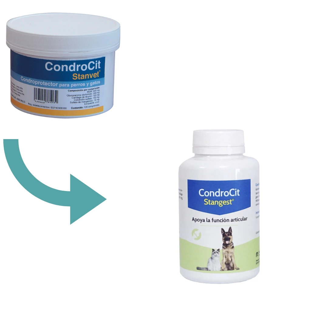Condroproctector para perros y gatos Condrocit Condroproctector Para Perros Y Gatos Condrocit -Bravery Tienda CondroCit 120 647795a3ed316