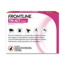 Frontline Pipetas Tri-Act Solución Spot-On Para Perros De 40-60 Kg 5 Frontline Pipetas Tri-Act Solución Spot-On Para Perros De 40-60 Kg -Bravery Tienda Pack TRI ACT 40 60Kg 3p Dorso 62724ab3c45ab