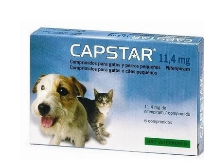 Capstar Comprimidos para Gatos y Perros Pequeños (11,4 mg) Capstar Comprimidos Para Gatos Y Perros Pequeños (11,4 Mg) -Bravery Tienda antiparasitos capstar para perros gatos de 1 a 11 kg 6x 11 45 mg 1 61f90ef619958