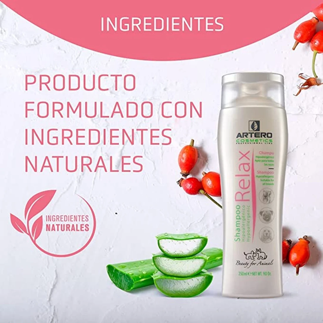 Champu Relax Hipoalergénico para Todas las Razas 250 ml ARTERO Champu Relax Hipoalergénico Para Todas Las Razas 250 Ml -Bravery Tienda artero champu natural relax 645277b31c298