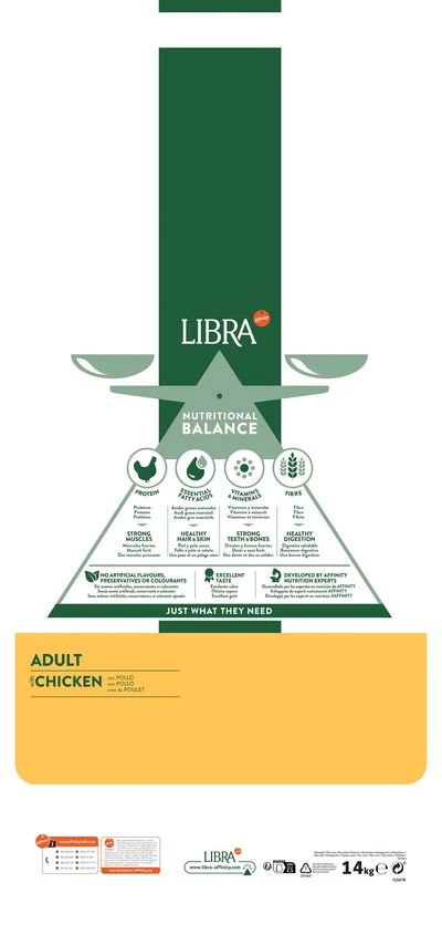 Affinity Libra Adult con pollo pienso para perros Affinity Libra Adult Con Pollo Pienso Para Perros -Bravery Tienda backpack id 125278 libra dog adult chicken 14kg 4