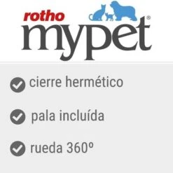 Contenedor De Pienso Rotho MyPet Archie 4 Contenedor De Pienso Rotho MyPet Archie -Bravery Tienda benefits template accesories 1000x1000 int 2 7