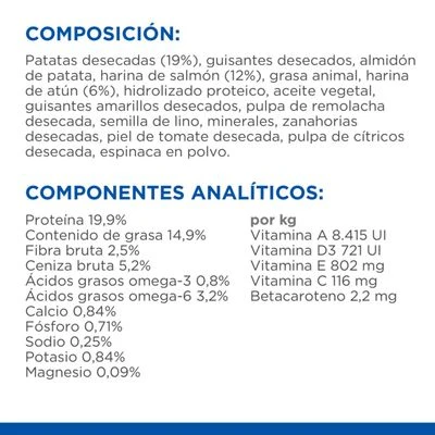 Hill's Science Plan Adult Hypoallergenic Large Breed con salmón Hill's Science Plan Adult Hypoallergenic Large Breed Con Salmón -Bravery Tienda bk34513m ongoing ingredient panel 3