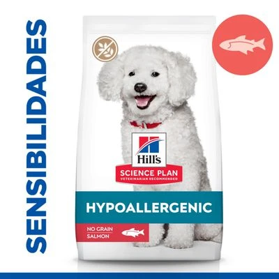 Hill's Science Plan Adult Hypoallergenic Small & Mini con salmón Hill's Science Plan Adult Hypoallergenic Small & Mini Con Salmón -Bravery Tienda bk34688m ongoing enhanced package front plp 0