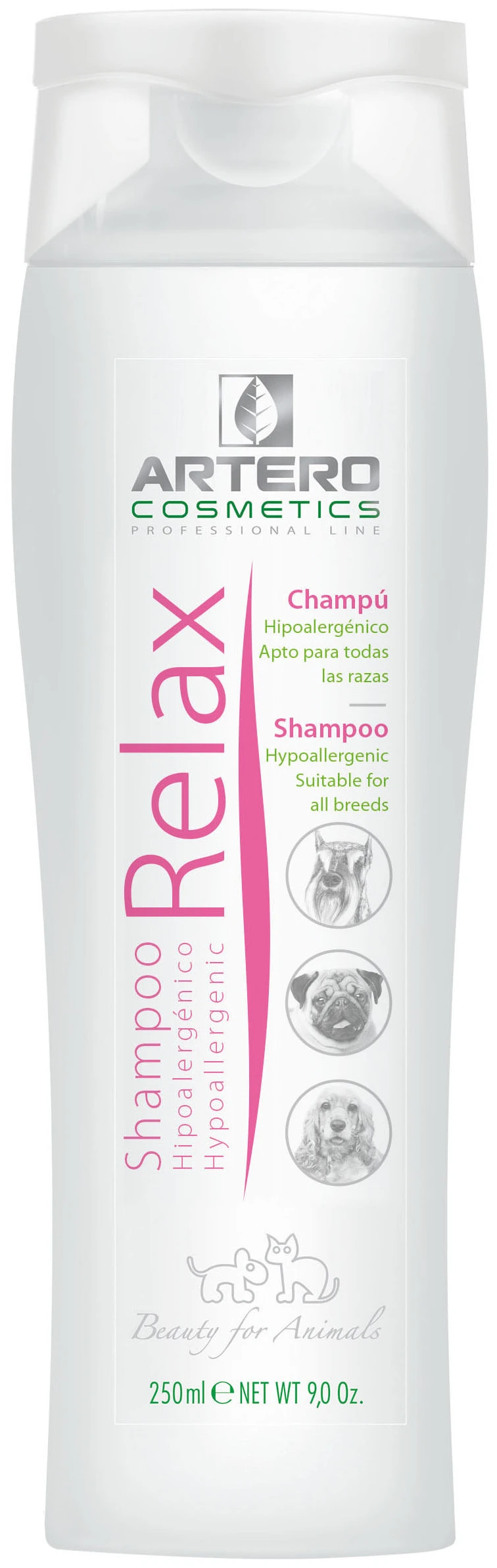 Champu Relax Hipoalergénico para Todas las Razas 250 ml ARTERO Champu Relax Hipoalergénico Para Todas Las Razas 250 Ml -Bravery Tienda champu relax hipoalergenico para todas las razas 250 ml 1