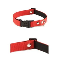 Collar Martin Sellier Micro-nylon Rojo & Negro