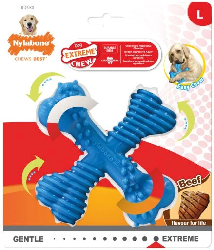 Dura Chew X Bone para Perros Nylabone Dura Chew X Bone Para Perros -Bravery Tienda dura chew x bone para perros 1