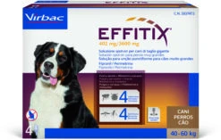 Virbac Pipetas Effitix Spot On Antiparasitariopara Perros De 40 A 60 Kg (402mg/3600mg) 5 Virbac Pipetas Effitix Spot On Antiparasitariopara Perros De 40 A 60 Kg (402mg/3600mg) -Bravery Tienda effitix spot on antiparasitario mosquitos para perros de 40 a 60 kg 1