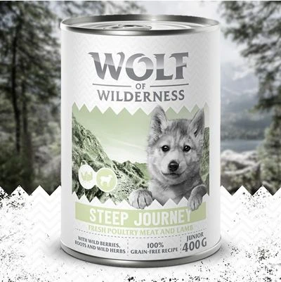 Wolf of Wilderness Expedition Junior 6 x 400 g Wolf Of Wilderness Expedition Junior 6 X 400 G -Bravery Tienda junior poultry 6