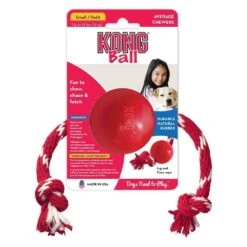 KONG Pelota Con Cuerda -Bravery Tienda kong ball 634fd24853cd0