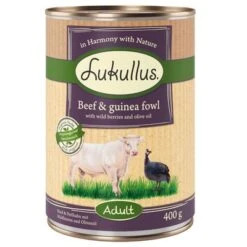 Pack Ahorro: Lukullus 24 X 400 G 15 Pack Ahorro: Lukullus 24 X 400 G -Bravery Tienda lk 400g adult beefguineafowl 1000x1000 0