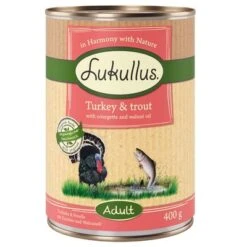 Pack Ahorro: Lukullus 24 X 400 G 14 Pack Ahorro: Lukullus 24 X 400 G -Bravery Tienda lk 400g adult turkeytrout 1000x1000 8