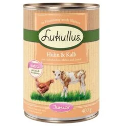 Pack Ahorro Lukullus Junior 24 X 400 G -Bravery Tienda lk 400g junior kalbhuhn 1000x1000 0