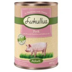 Lukullus Adult Sin Cereales 6 X 400 G -Bravery Tienda lk 400g landguth adult pork 1000x1000 2