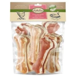 Lukullus Huesos Rellenos Pack XXL 750 G 5 Lukullus Huesos Rellenos Pack XXL 750 G -Bravery Tienda lukullus treat dogbons chickenduck 15cm 1000x1000 1