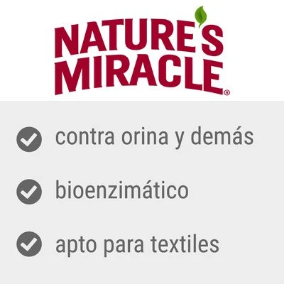 Nature's Miracle spray quitamanchas y quitaolores para perros Nature's Miracle Spray Quitamanchas Y Quitaolores Para Perros -Bravery Tienda nature s miracle 1 5