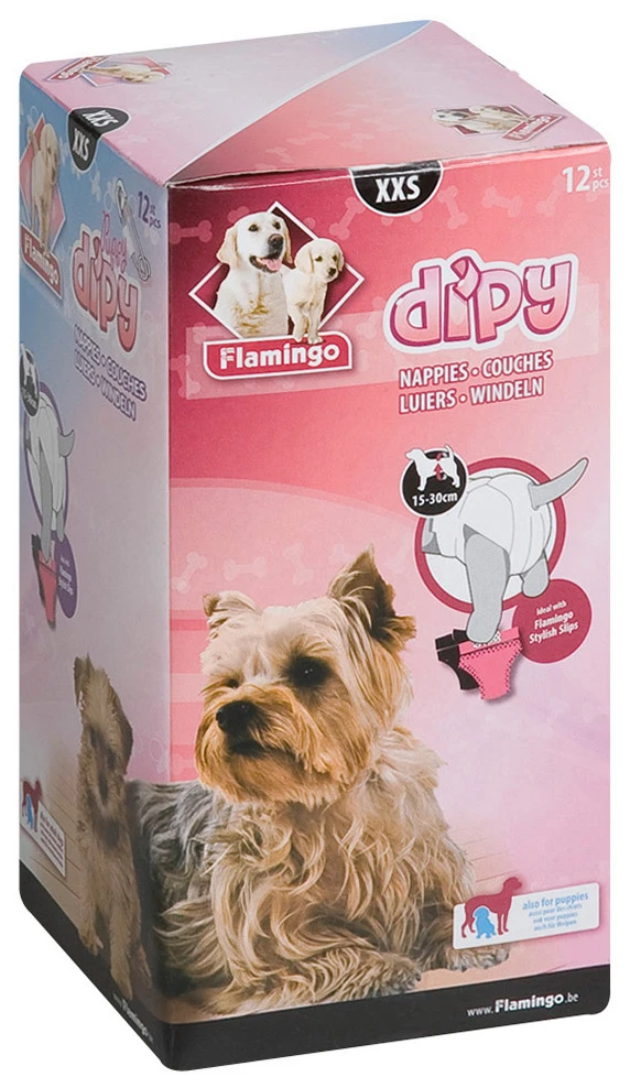 Pañales dipy para perros muy mayores o cachorros xl 12 unidades Flamingo Pañales Dipy Para Perros Muy Mayores O Cachorros Xl 12 Unidades -Bravery Tienda panales dipy para perros muy mayores o cachorros xl 12 unidades 5