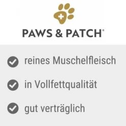 Paws & Patch Mejillón De Labio Verde En Polvo -Bravery Tienda paws and patch gruenlippmuschelpulver benefits 1