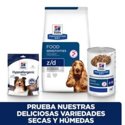 Hill's Z/d Food Sensitivities Prescription Diet Comida Húmeda 5 Hill's Z/d Food Sensitivities Prescription Diet Comida Húmeda -Bravery Tienda pd zd dog bk30873m bk30972 cross sell es 5