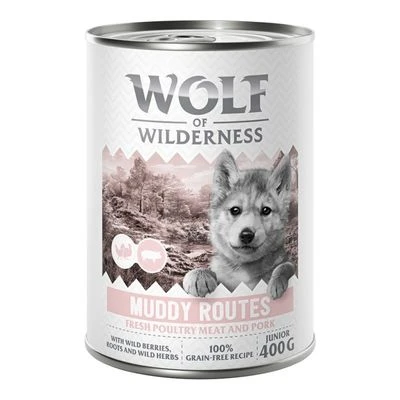 Wolf of Wilderness Expedition Junior 6 x 400 g Wolf Of Wilderness Expedition Junior 6 X 400 G -Bravery Tienda poultry jr pork 400g 2