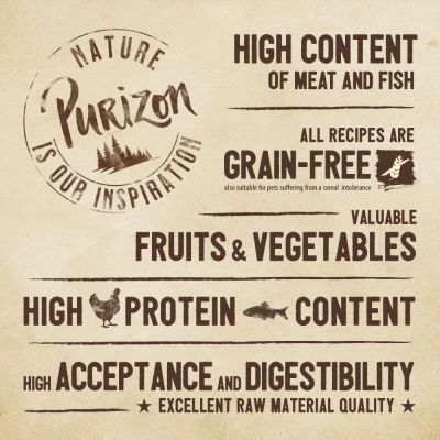 Purizon Adult 12 x 800 g comida húmeda sin cereales para perros Purizon Adult 12 X 800 G Comida Húmeda Sin Cereales Para Perros -Bravery Tienda purizon marketingboard 0 9