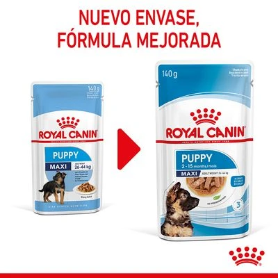 Royal Canin Maxi Puppy en salsa para perros Royal Canin Maxi Puppy En Salsa Para Perros -Bravery Tienda