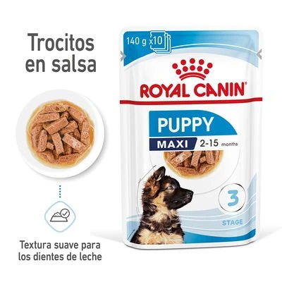 Royal Canin Maxi Puppy en salsa para perros Royal Canin Maxi Puppy En Salsa Para Perros -Bravery Tienda