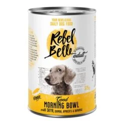 Rebel Belle Adult Good Morning Bowl Comida Vegetariana Para Perros