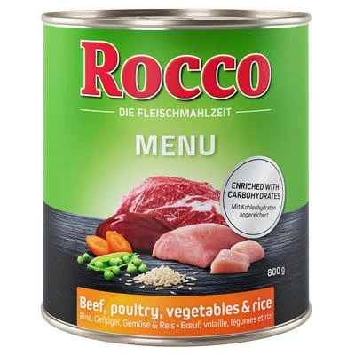 Rocco Menú 6 x 800 g Rocco Menú 6 X 800 G -Bravery Tienda