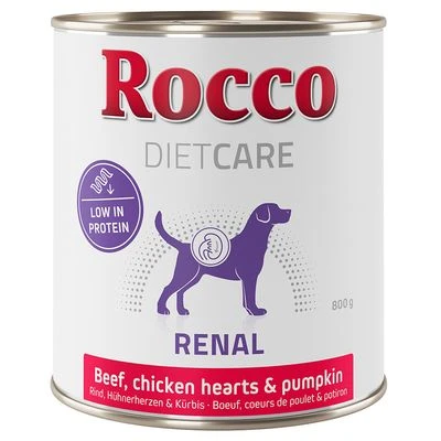 Rocco Diet Care Renal, vacuno con corazones de pollo y calabaza - 800 g Rocco Diet Care Renal, Vacuno Con Corazones De Pollo Y Calabaza - 800 G -Bravery Tienda