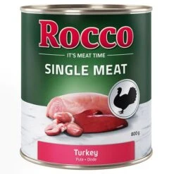 Pack Ahorro Rocco Single Meat 12 X 800 G -Bravery Tienda rocco nf singlemeat 800g turkey 1000x1000 6