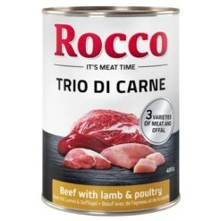 Rocco Classic Trio Di Carne 400 G -Bravery Tienda rocco triodicarne beeflambpoultryl 400g 1000x1000 7