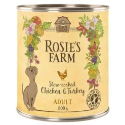 Rosie's Farm Adult 6 X 800 G -Bravery Tienda rosie sfarm adult chickenturkey 800g 1000x1000 0