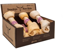 Snackys Rawhide Masticable Nudos Sabor Mango