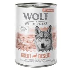 Wolf Of Wilderness Free Range 6 X 400 G -Bravery Tienda wow freerange greatdesert 400g 1000x1000 6
