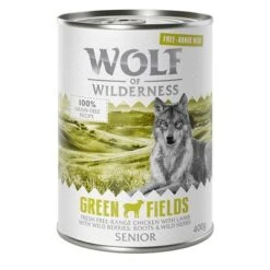Wolf Of Wilderness Free Range Senior 12 X 400 G - Pack Ahorro -Bravery Tienda wow freerange senior greenfields 400g 1000x1000 6