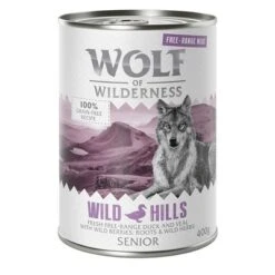 Wolf Of Wilderness Free Range Senior 12 X 400 G - Pack Ahorro -Bravery Tienda wow freerange senior wildhills 400g 1000x1000 2