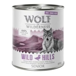 Wolf Of Wilderness Free Range Senior 6 X 800 G -Bravery Tienda wow freerange senior wildhills 800g 1000x1000 1 4