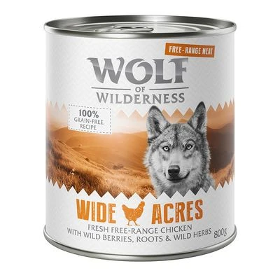 Wolf of Wilderness Free Range 6 x 800 g Wolf Of Wilderness Free Range 6 X 800 G -Bravery Tienda