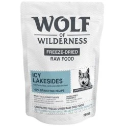 Wolf Of Wilderness Icy Lakesides Con Cordero, Trucha Y Pollo -Bravery Tienda wow freezedried icy lakesides 250g 1000x1000 7