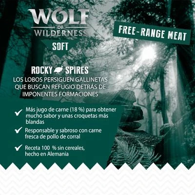 Wolf of Wilderness Soft Rocky Spire pollo de corral y pintada Wolf Of Wilderness Soft Rocky Spire Pollo De Corral Y Pintada -Bravery Tienda