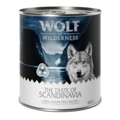Pack Ahorro Wolf Of Wilderness The Taste Of 12 X 800 G -Bravery Tienda wow tasteof scandinavia 800g 1000x1000 3 1